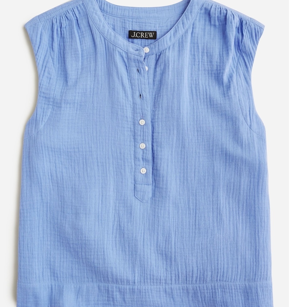 J. Crew CORA TOP IN SOFT GAUZE